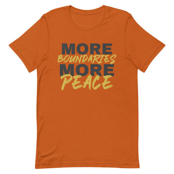 More Boundaries, More Peace Short-Sleeve Unisex T-Shirt