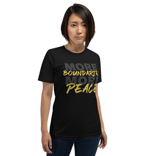 More Boundaries, More Peace Short-Sleeve Unisex T-Shirt