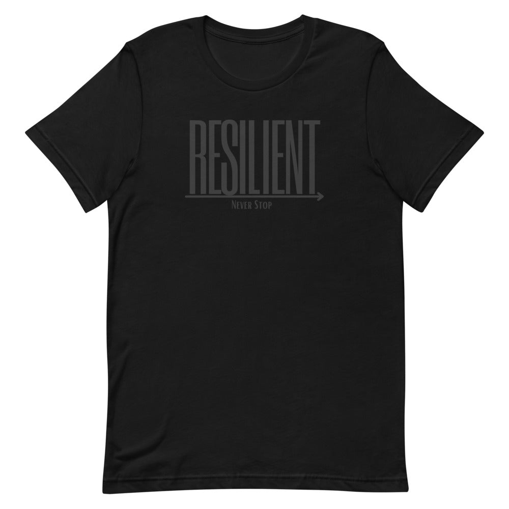 Resilient Never Stop Short-sleeve unisex t-shirt