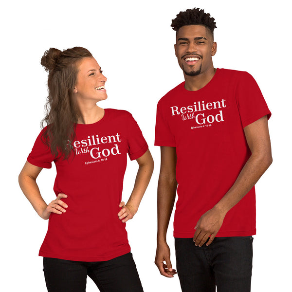 Resilient With God Short-Sleeve Unisex T-Shirt