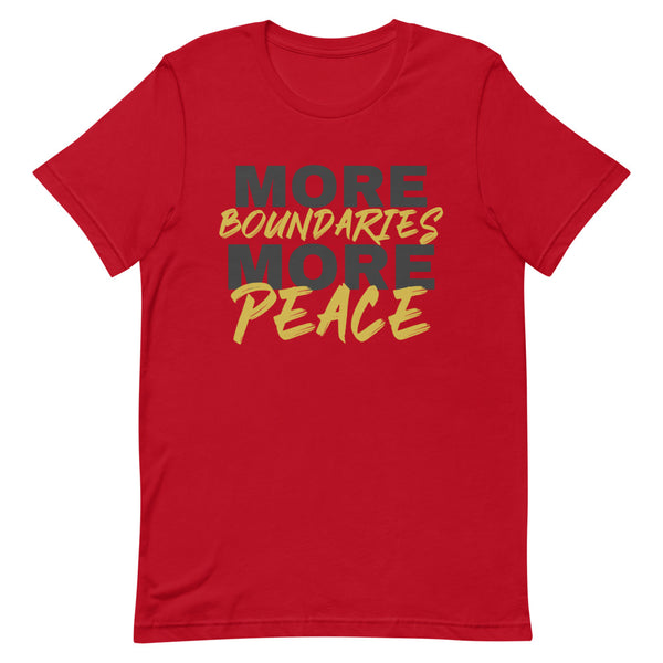 More Boundaries, More Peace Short-Sleeve Unisex T-Shirt