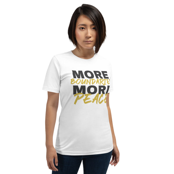 More Boundaries, More Peace Short-Sleeve Unisex T-Shirt