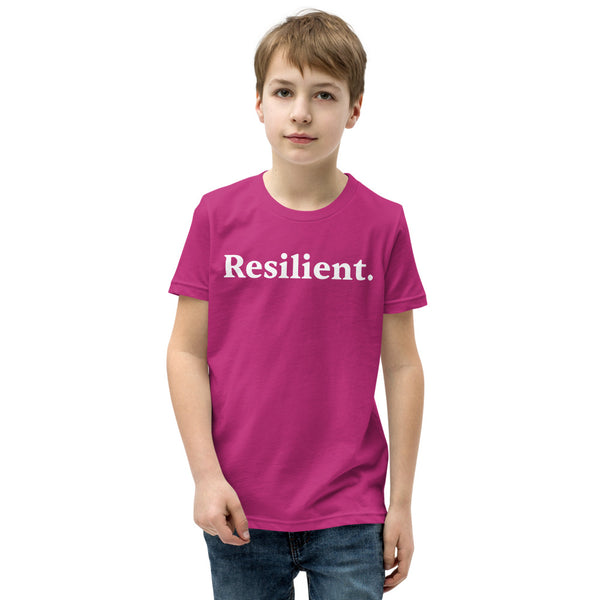 Resilient. Youth Short Sleeve Unisex T-Shirt