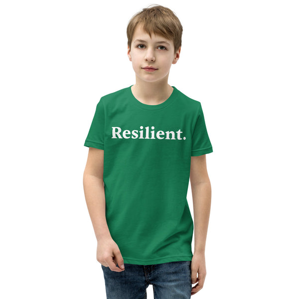 Resilient. Youth Short Sleeve Unisex T-Shirt